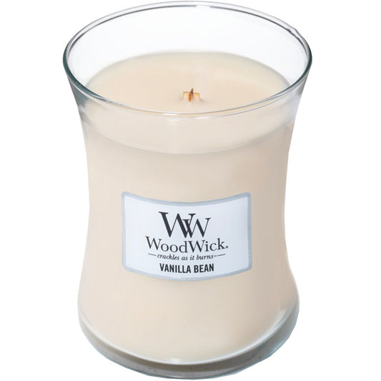 WoodWick Vanilla Bean Medium Hourglass Jar Candle