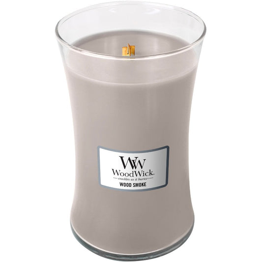 WoodWick Wood Smoke Large Hourglass Jar Candle