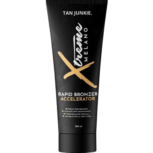 Tan Junkie Xtreme Melano Rapid Bronzer Tanning Accelerator Lotion 200ml