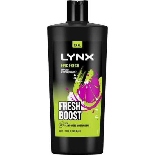 Lynx XXXL 3 In 1 Epic Fresh Shower Gel 700ml