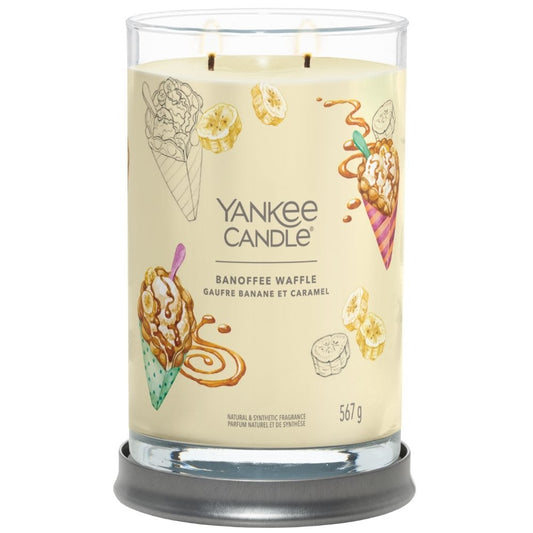 Yankee Candle Banoffee Waffle Large Signature Tumbler Jar Candle