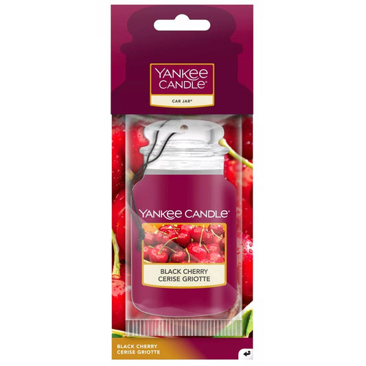 Yankee Candle Black Cherry Car Jar Air Freshener