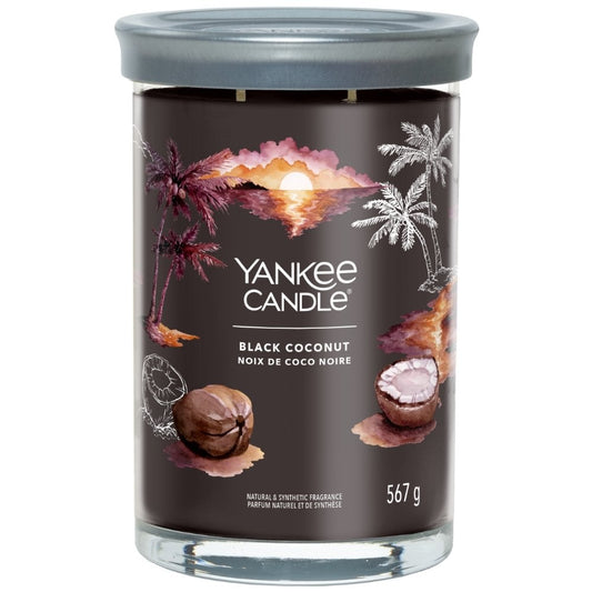 Yankee Candle Black Coconut Large Signature Tumbler Jar Candle