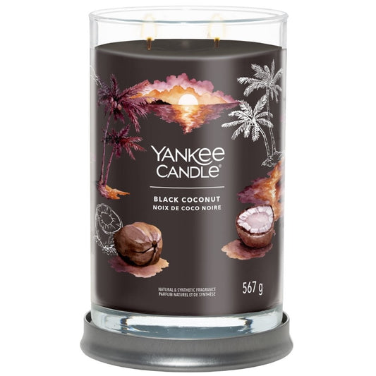 Yankee Candle Black Coconut Large Signature Tumbler Jar Candle