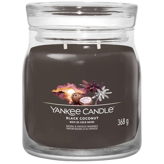 Yankee Candle Black Coconut Medium Signature Jar Candle