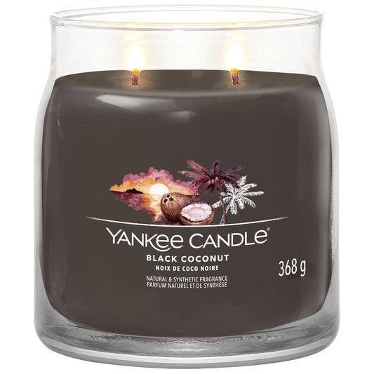 Yankee Candle Black Coconut Medium Signature Jar Candle