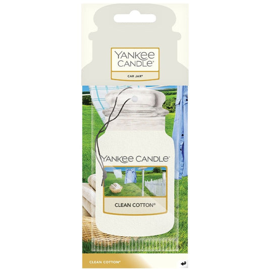 Yankee Candle Clean Cotton Car Jar Air Freshener