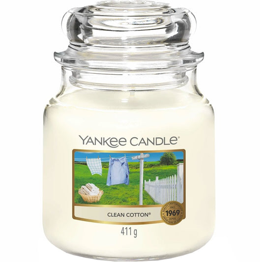 Yankee Candle Clean Cotton Medium Jar Candle