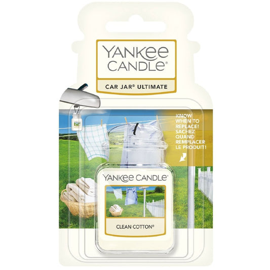 Yankee Candle Clean Cotton Ultimate Car Jar Air Freshener