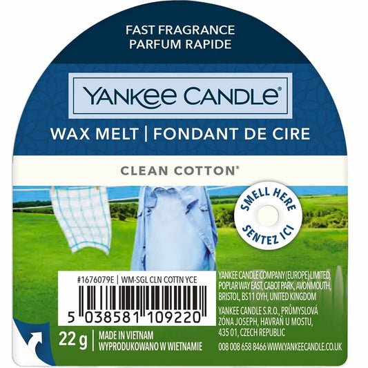 Yankee Candle Clean Cotton Wax Melt