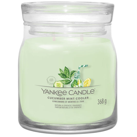 Yankee Candle Cucumber Mint Cooler Medium Signature Jar Candle