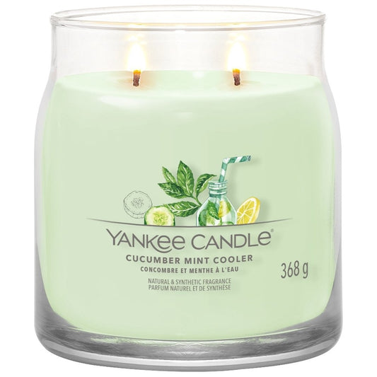 Yankee Candle Cucumber Mint Cooler Medium Signature Jar Candle