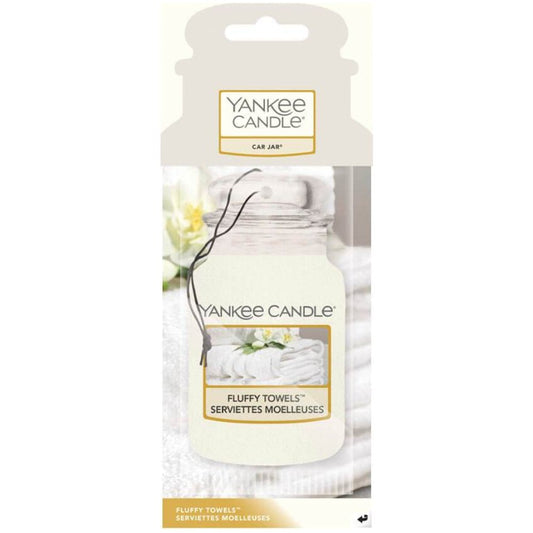 Yankee Candle Fluffy Towels Car Jar Air Freshener