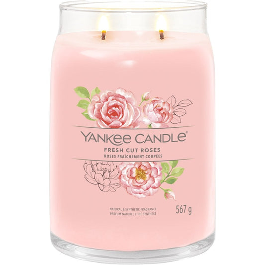 Yankee Candle Fresh Cut Roses Large Signature Jar Candle