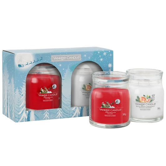 Yankee Candle Holiday Bright Lights 2 Medium Signature Jar Gift Set