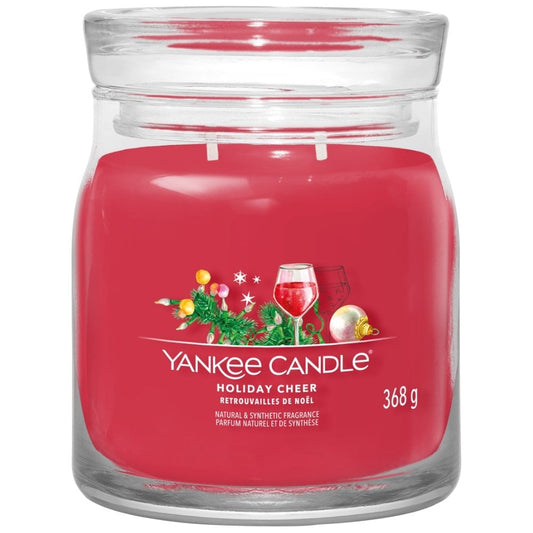 Yankee Candle Holiday Cheer Medium Signature Jar Candle