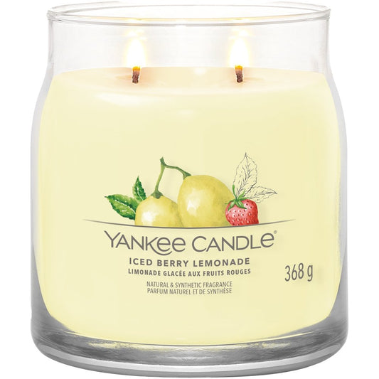 Yankee Candle Iced Berry Lemonade Medium Signature Jar Candle