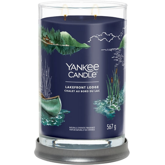 Yankee Candle Lakefront Lodge Large Signature Tumbler Jar Candle