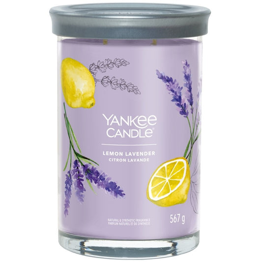 Yankee Candle Lemon Lavender Large Signature Tumbler Jar Candle