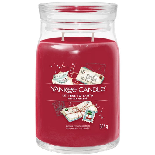 Yankee Candle Letters To Santa Large Signature Jar Candle