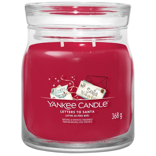 Yankee Candle Letters To Santa Medium Signature Jar Candle