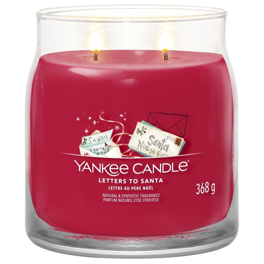 Yankee Candle Letters To Santa Medium Signature Jar Candle