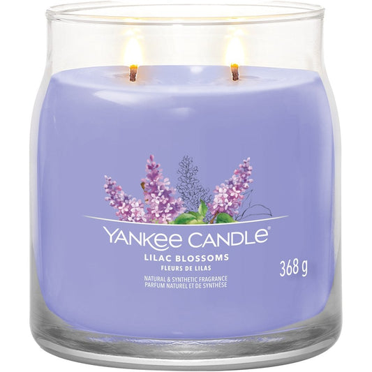 Yankee Candle Lilac Blossoms Medium Signature Jar Candle