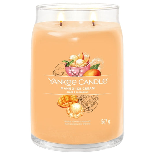 Yankee Candle Mango Ice Cream Large Signature Jar Candle