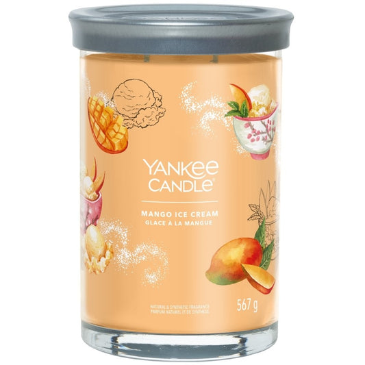 Yankee Candle Mango Ice Cream Large Signature Tumbler Jar Candle