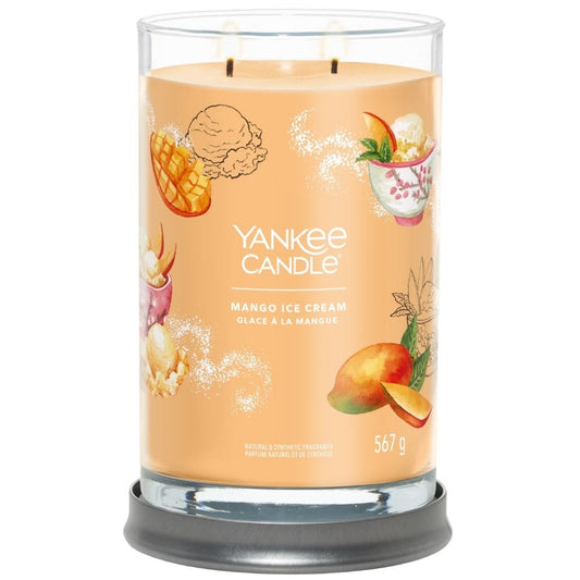 Yankee Candle Mango Ice Cream Large Signature Tumbler Jar Candle