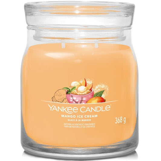 Yankee Candle Mango Ice Cream Medium Signature Jar Candle