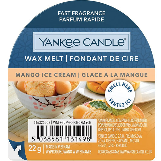 Yankee Candle Mango Ice Cream Wax Melt