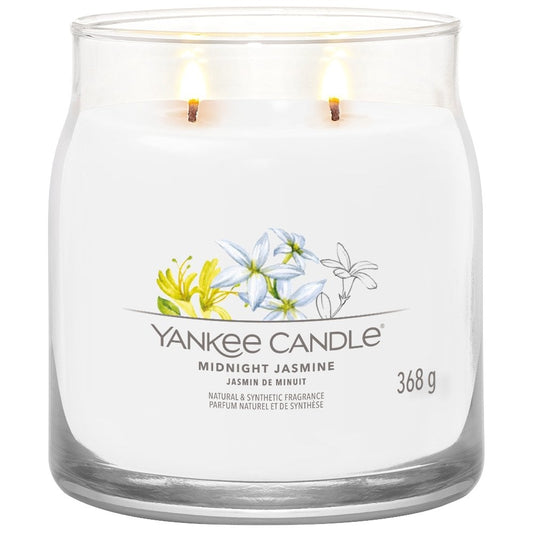 Yankee Candle Midnight Jasmine Medium Signature Jar Candle