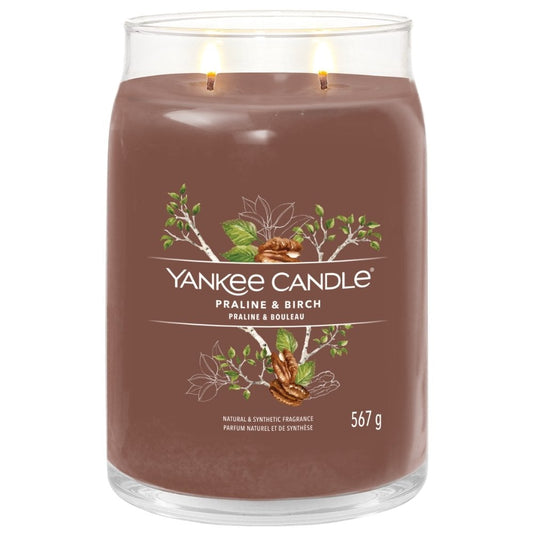 Yankee Candle Praline & Birch Large Signature Jar Candle