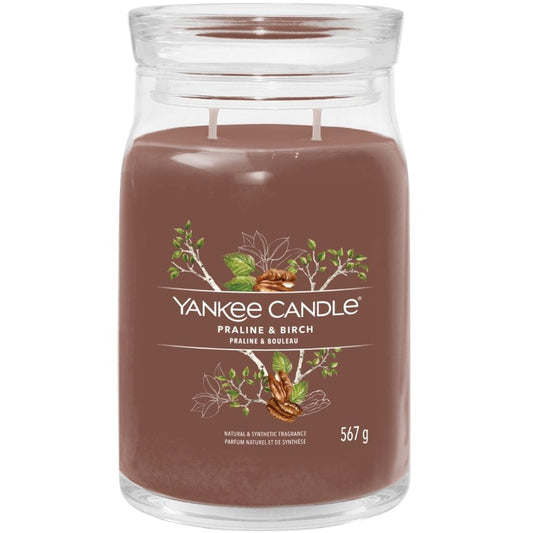 Yankee Candle Praline & Birch Large Signature Jar Candle