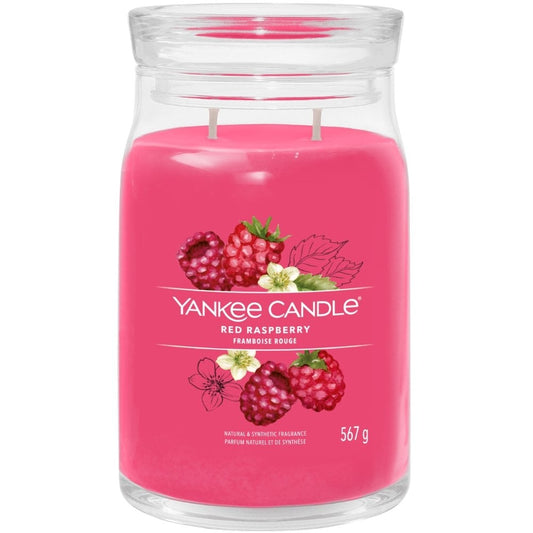 Yankee Candle Red Raspberry Large Signature Jar Candle