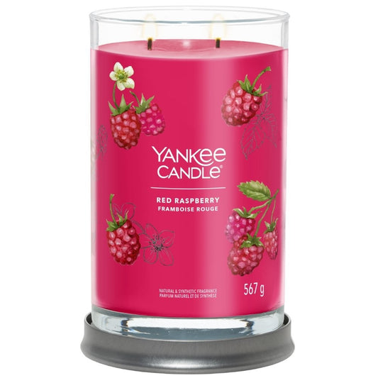 Yankee Candle Red Raspberry Large Signature Tumbler Jar Candle