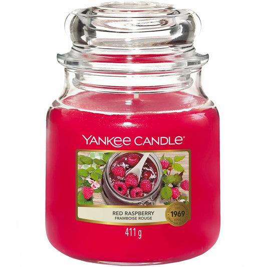 Yankee Candle Red Raspberry Medium Jar Candle