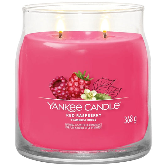 Yankee Candle Red Raspberry Medium Signature Jar Candle