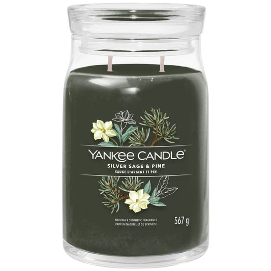 Yankee Candle Silver Sage & Pine Large Signature Jar Candle