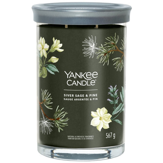 Yankee Candle Silver Sage & Pine Large Signature Tumbler Jar Candle