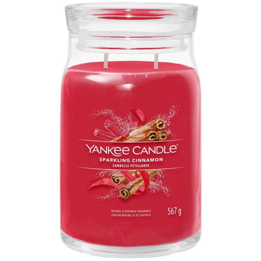 Yankee Candle Sparkling Cinnamon Large Signature Jar Candle