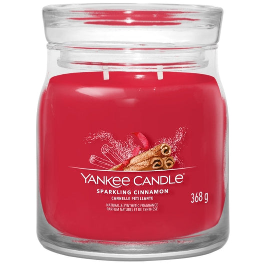 Yankee Candle Sparkling Cinnamon Medium Signature Jar Candle