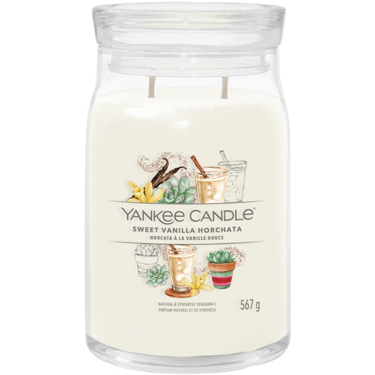 Yankee Candle Sweet Vanilla Horchata Large Signature Jar Candle