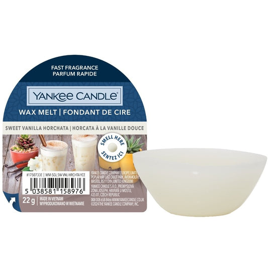 Yankee Candle Sweet Vanilla Horchata Wax Melt