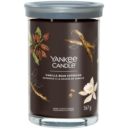 Yankee Candle Vanilla Bean Espresso Large Signature Tumbler Jar Candle