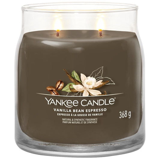 Yankee Candle Vanilla Bean Espresso Medium Signature Jar Candle