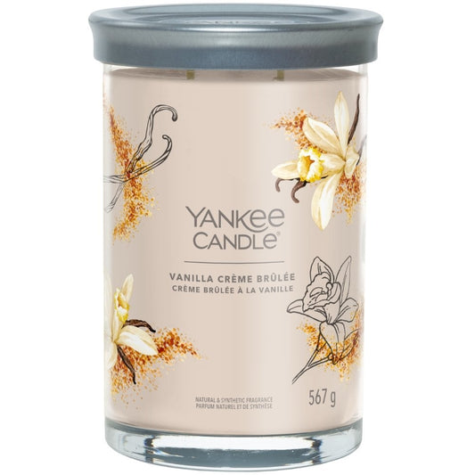 Yankee Candle Vanilla Creme Brulee Large Signature Tumbler Jar Candle