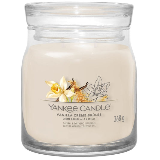 Yankee Candle Vanilla Creme Brulee Medium Signature Jar Candle